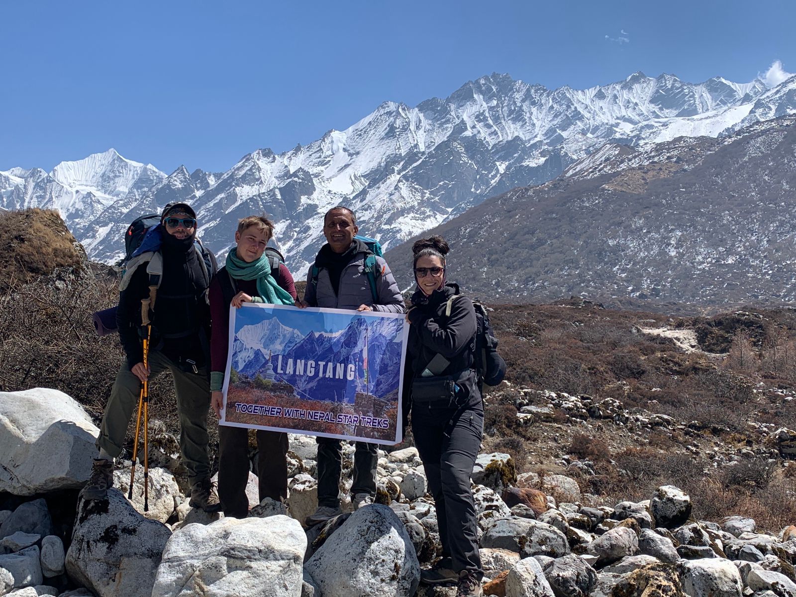 Langtang-valley trek with Toya Neupane